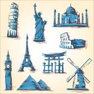 Landmarks icons