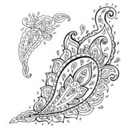 Paisley Ethnic ornament N12