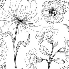 Seamless Floral Pattern N334