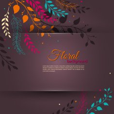 Floral design template