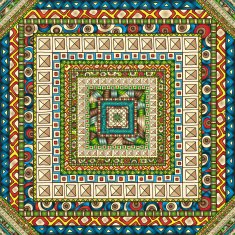 Seamless pattern with geometric elements N31