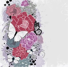 Floral background N145