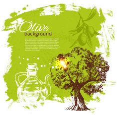 Vintage olive background N14