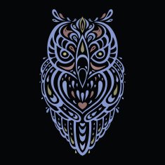 Decorative Owl Ethnic pattern N6