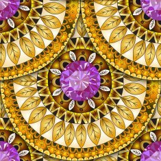 Seamless pattern in "fish scale" design