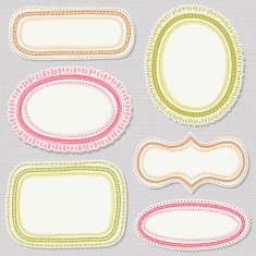 Frames with Textured Background