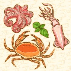 marine animals or seafood