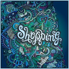 design card "shopping" N3