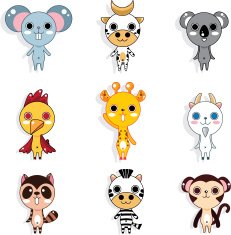cartoon animal icon N5