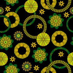 seamless retro pattern N6