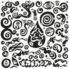 Meditation energy - doodles set N2
