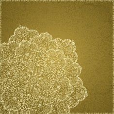 Ornamental round lace pattern N5
