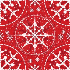 Seamless snowflakes pattern N4
