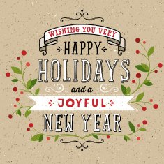 Hand Drawn Holiday Card N5