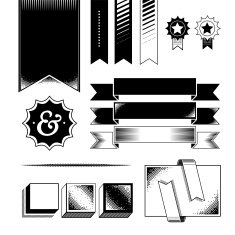 Black & White Design Elements