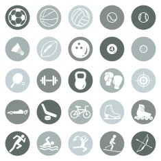 Vector Set of Sport Icons N12