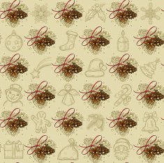 Seamless Christmas pattern N28