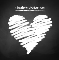 Chalked heart N3