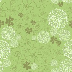 Seamless background - green plants