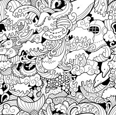 Sea seamless pattern N18