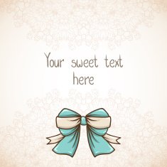 Lace soft beige abstract background with bow