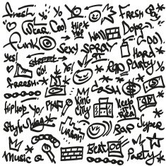 rap hip hop graffiti - doodles