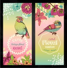 Floral invitation cards N2