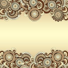 Vector abstract floral decorative background N23