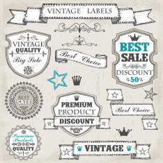 vintage labels N9