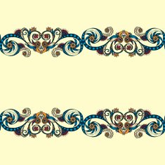 Abstract seamless floral pattern N9