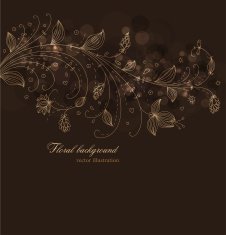 Floral Ornament Background for Vector Design N133