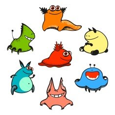Cute Monsters N14