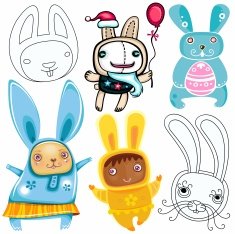 Rabbits set N2