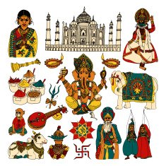 India sketch set N2