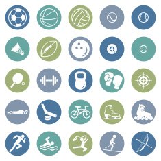 Vector Set of Sport Icons N13