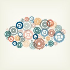 Cloud made of gears N3