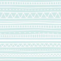 Hand drawn native ornament pattern