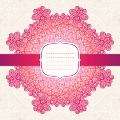 red circle abstract pattern