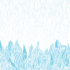 Abstract frost swirls texture horizontal seamless pattern background