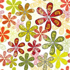 Stylish floral seamless background N2