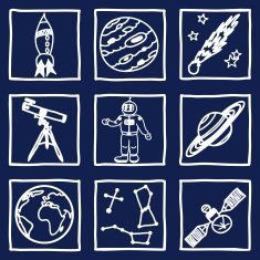 Space and Astronomy Icons N2