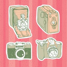 retro photo cameras N3