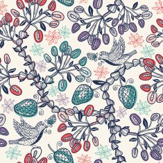 Vector seamless floral pattern N230