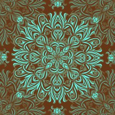 Vector seamless ethnic print pattern 10 EPS N4