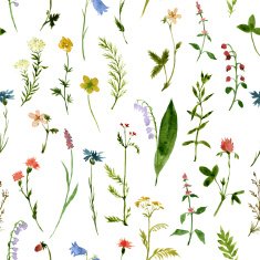 vector seamless watercolor pattern N5