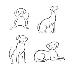 Dog design set N2