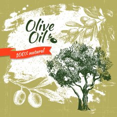 Vintage olive background N18