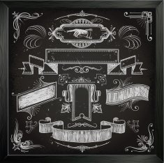 Chalkboard Banners Set