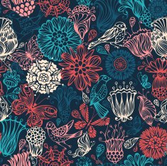 Seamless floral background N70