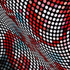 abstract colorful polka dot style background